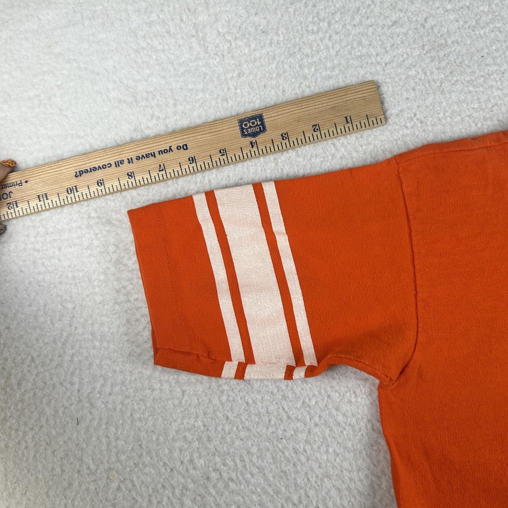 Vintage Denver Broncos Shirt Womens Small Orange NFL Football Champion USA 80s - Picture 13 of 15